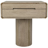 Langford Solid Wood End Table with Storage