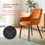Velvet Upholstered Quilted Armchair for Dining Room, Bar, Restaurant or Hotel-976227483