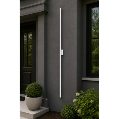 Replay Square 96'' H X 4.5'' W Aluminum LED Outdoor Wall Light