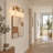 Evony 3-Light Dimmable Modern Bell Vanity Light with Warm Gold Finish, for Bathroom Vanity