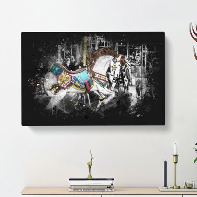 Carousel Horse - Wrapped Canvas