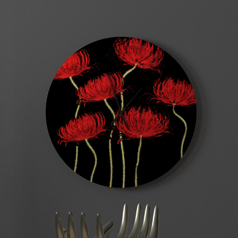 Quealy Metal Wall Clock, Small