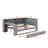 Platform Bed With Storage Shelves, Trundle-1014036245