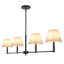 Costa Wrought Iron 4-Light Linear Chandelier-40181864
