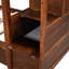 Twintwin Bunk Bed With Walnut Frame And Trundle For Extra Storage Functional In