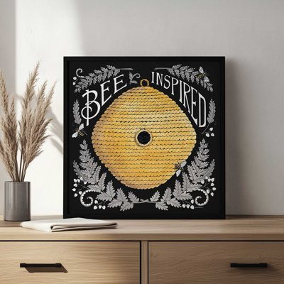 Bee Inspired by Deb Strain Art Print