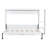 Full Size Bed With Bookshelf In White - Dependable Structure. Space Saving Concept. Plentiful Storage Possibilities. No Spring Box. Effortless Assembly Thetas-745689563