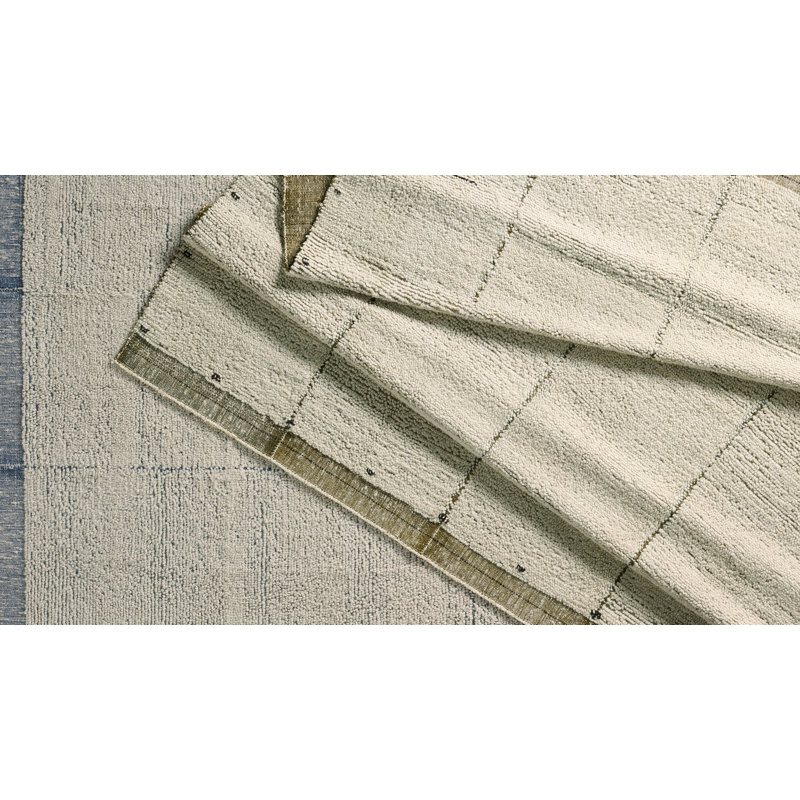 Jaipur Living Mazie HRG01 Handwoven Moroccan Ivory/Blue Area Rug (8'X10'), Rectangle 10' x 14'