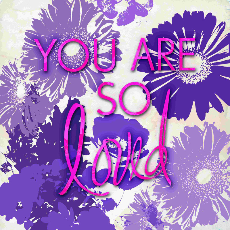 So So Lived - mauve 2, H 12 po x l 12 po