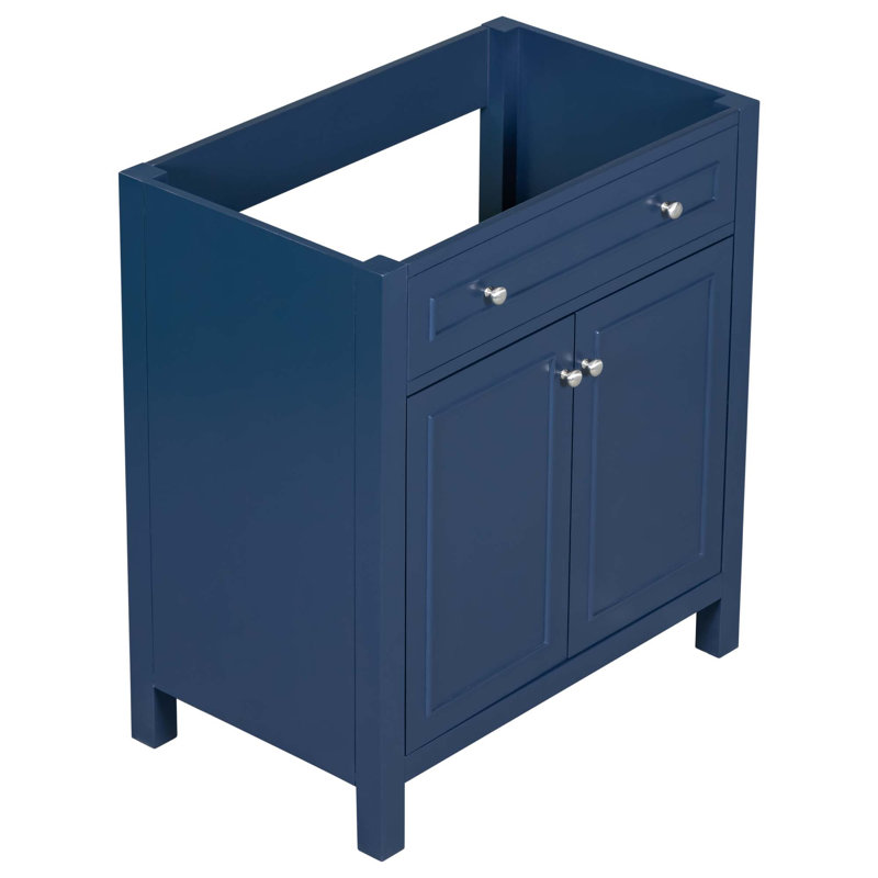 (Base seulement) Meuble-lavabo de 30 po sans comptoir, avec 2 portes et tablette réglable