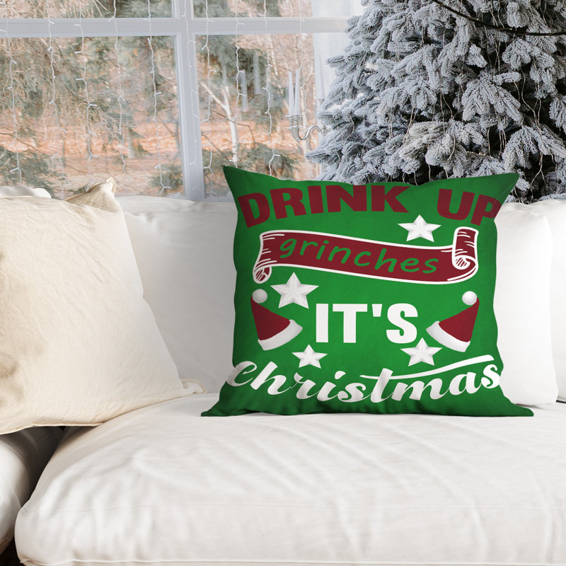 Outdoor Reversible Throw Pillow, 16" x 16"