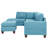 30*26" Single Seat Module For Modular Sectional Sofa,Deep Seat,Chenille,2 Colors-870326288