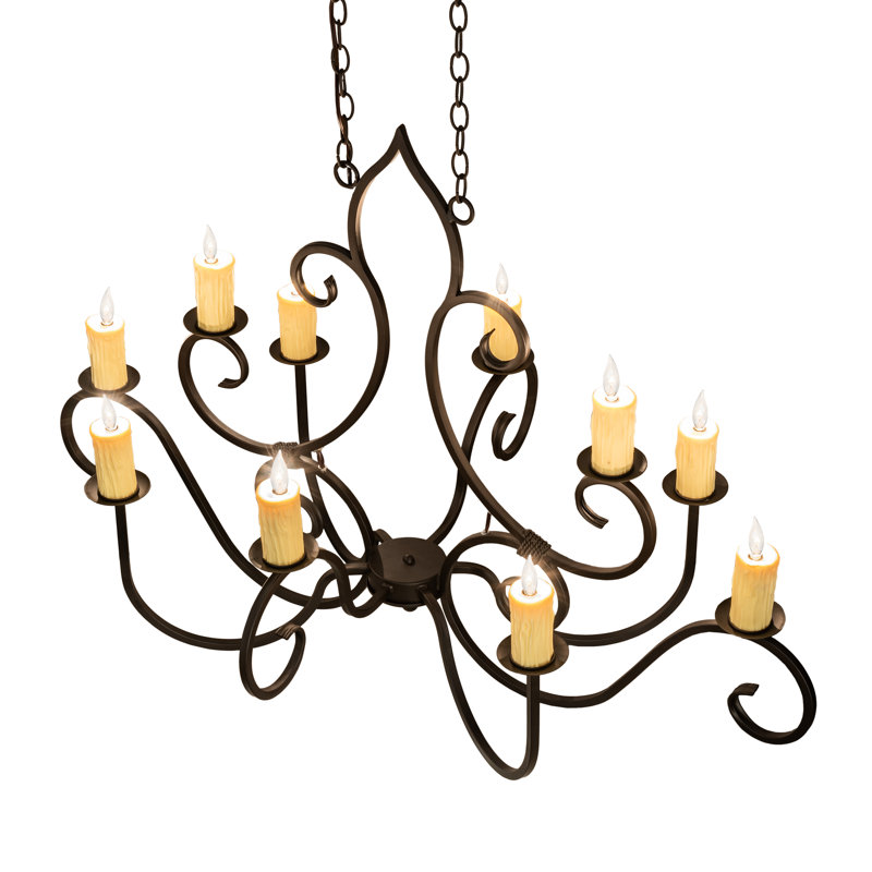 Clifton 10 - Light Chandelier, Oil Rubbed Bronze
