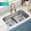 Évier de cuisine en acier inoxydable 60/40 KRAUS-115303335-115303334
