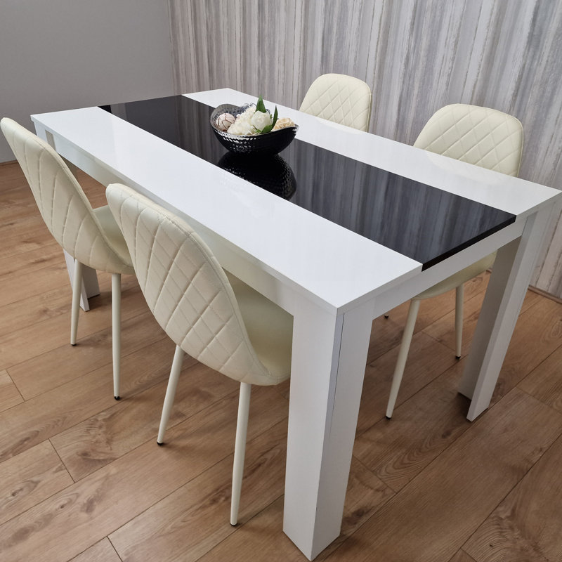 Bobi 4 - Person Dining Set, H75 x L117 x W77cm