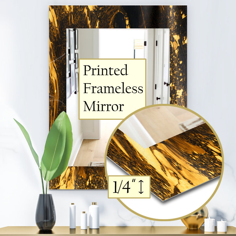 Miroir mural Marram 9 Glam Wall, H 39,4 po x l 29,5 po
