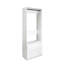 Garde-robe en bois blanc 32 po avec deux tiroirs Prosper