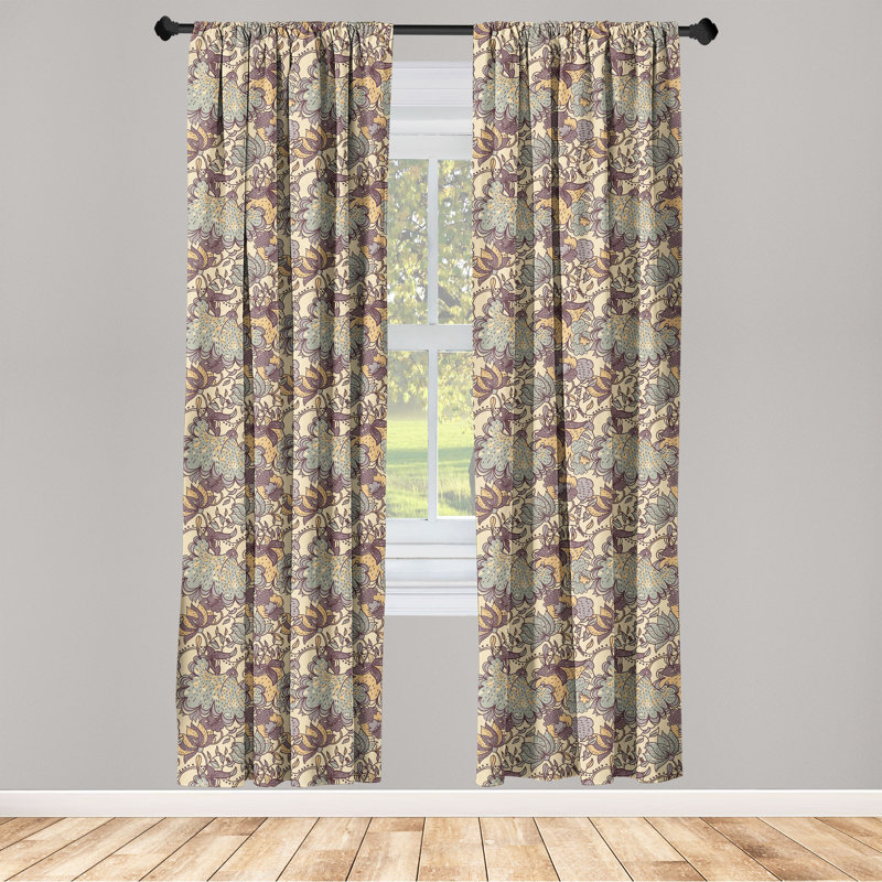Alphie Semi Sheer Curtain Pair