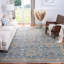 Oriental Hand-Knotted Blue / Beige Area Rug-36278570