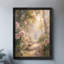 "Black Dreamy Rose Garden", art mural de style français, impressions encadrées-1592865815