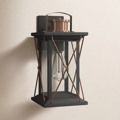 Inanna Metal and Glass Wall Light