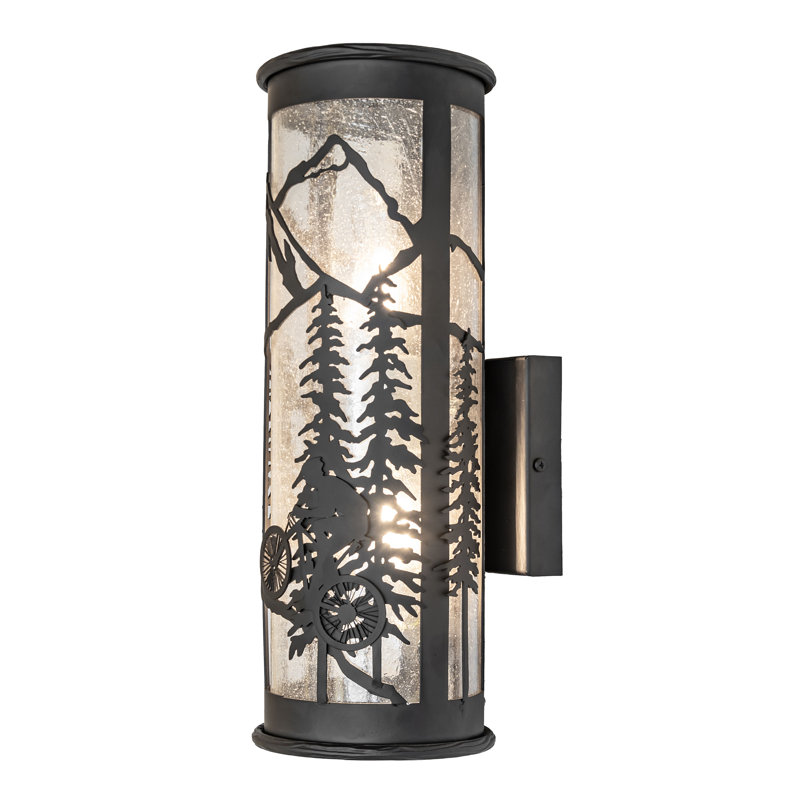 2 - Light Flush Mounted Sconce