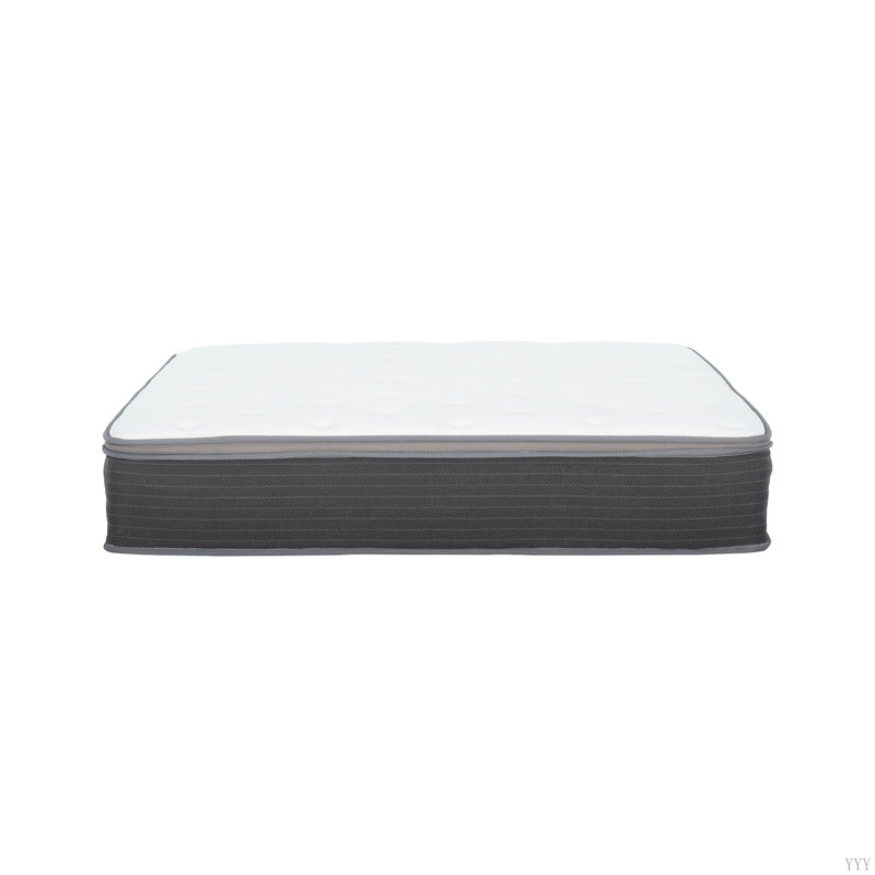 8 po Matelas hybride dans une boîte, matelas à ressorts ensachés et mousse viscoélastique imprégnée de gel, soulagement de la pression, technologie de refroidissement