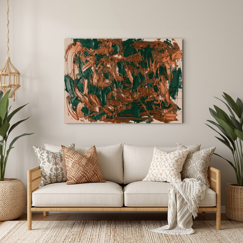 Art mural en métal Neo Expressionism 78, H 240 po x l 240 po x P 0,05 po