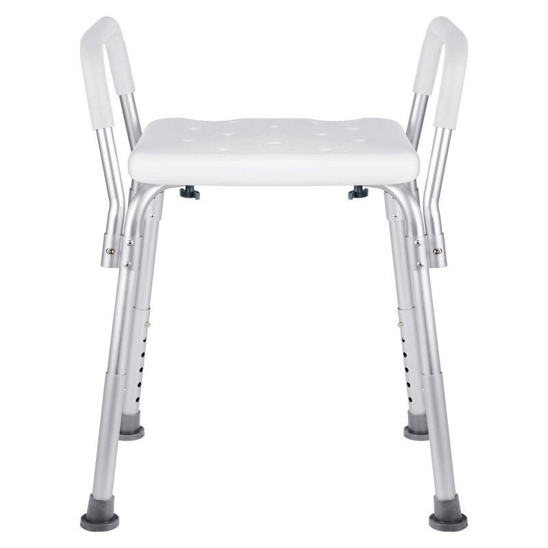 Heavy-Duty Backless Shower Bench with Arms