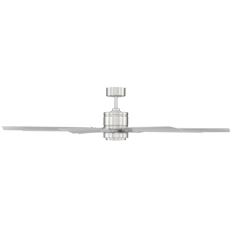 Renegade 8 - Blade Outdoor Integrated LED Smart Standard Ceiling Fan with Remote Control and Light Kit Included, 52", 3500K