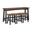 Ensemble de table de comptoir 4 pièces Casy, 3 tabourets-113581423-130022390
