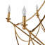 Lustre style chandelier 6 lumières Miles-87387581