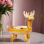 Support de rangement pour clé à cerf à l'entrée, bol de rangement à l'entrée, support de bureau, boîte de rangement, support à bijoux de décoration créative dans le salon, support à bijoux