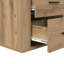 35cm W Manufactured Wood Bedside Table-469202655