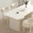 Cream style rectangle rock plate dining table