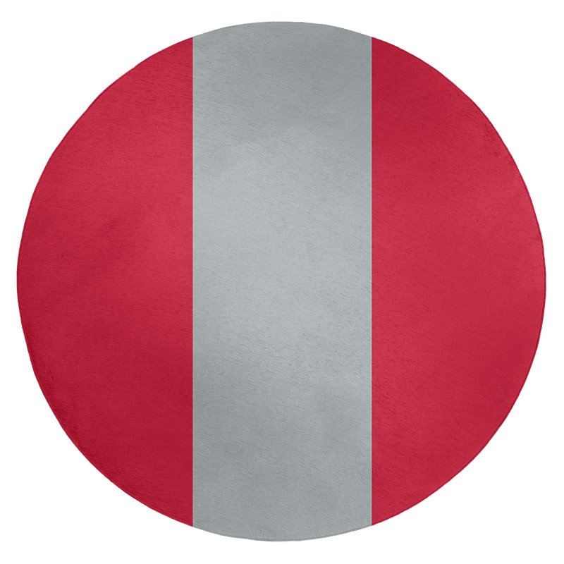 Chenille Indoor Rug, Round 5'