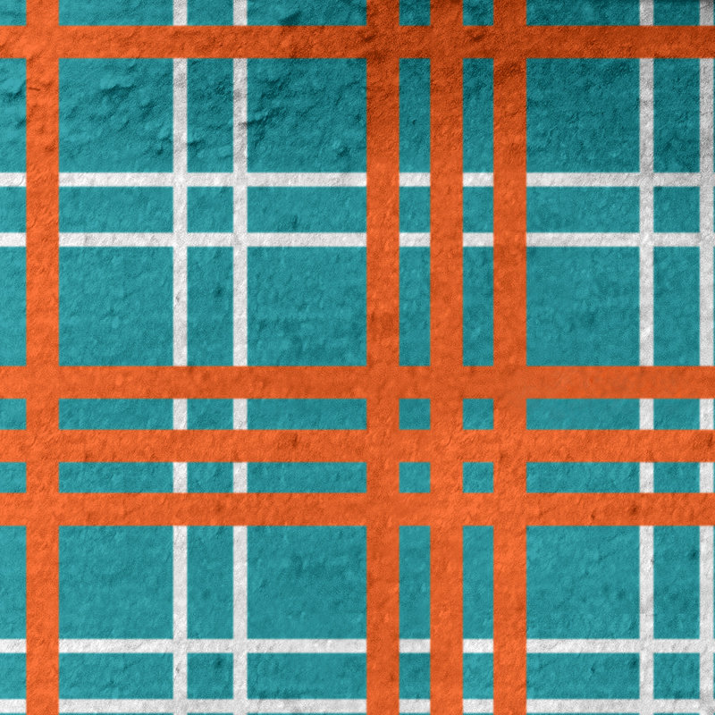 Bath Towel, Microfiber, Orange/Aqua/White