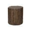 Table d'appoint, h 25 po, intérieur ou extérieur, tambour, table de bout, table de chevet, ronde, table d'appoint, salon, chambre à coucher, noyer, contemporain, moderne-2118289314