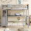 Lit mezzanine avec tiroirs et bureau, lit mezzanine en bois avec tablettes-2072335914-2072335913