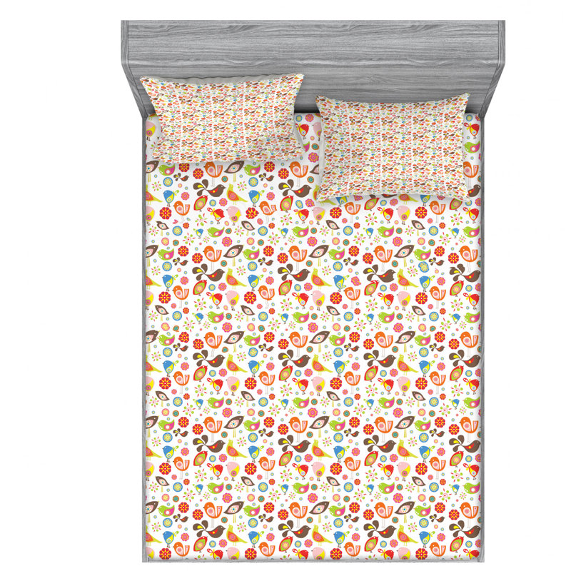 Microfiber Sheet Set, Full Sheet Set with Fitted Sheet