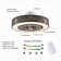 Almedin 16'' Ceiling Fan with LED Lights