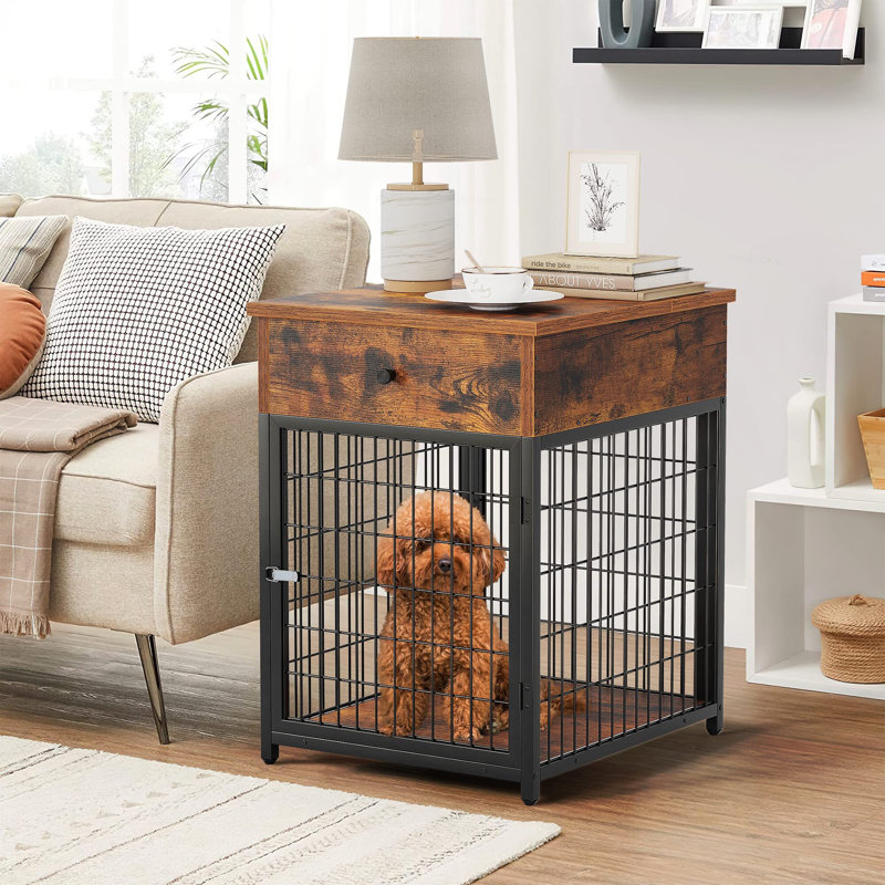 Cage pour chien Furniture, Brun rustique