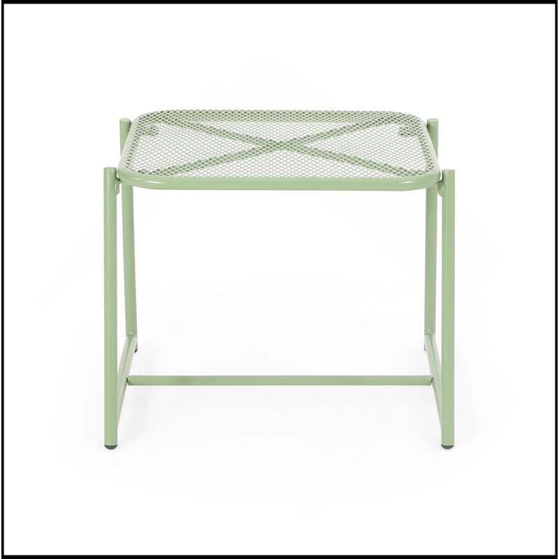 ELBA 15.5"H SIDE TABLE, Green