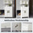 Versatile Narrow Shoe Cabinet with Multiple Storage Options for Any Space