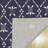 Reyn Spooner Tradewinds Nalani Navy Blue Hawaiian Tropical Polypropylene Flatweave Indoor/ Outdoor All Weather Area Rug-117046002