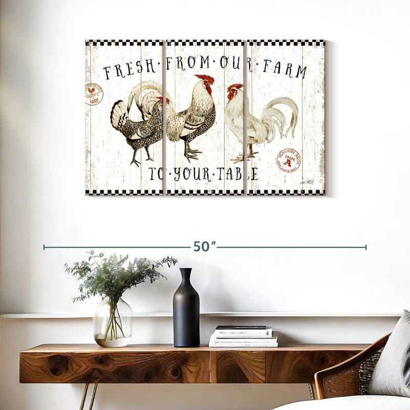 Plaque murale Kema Free Range Fresh I, H 24 po x l 38 po