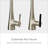 Sinema Pre-Rinse High Arc Spring Pull Down Single Handle Kitchen Faucet-48345255