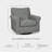 Sumlin Upholstered Swivel Armchair