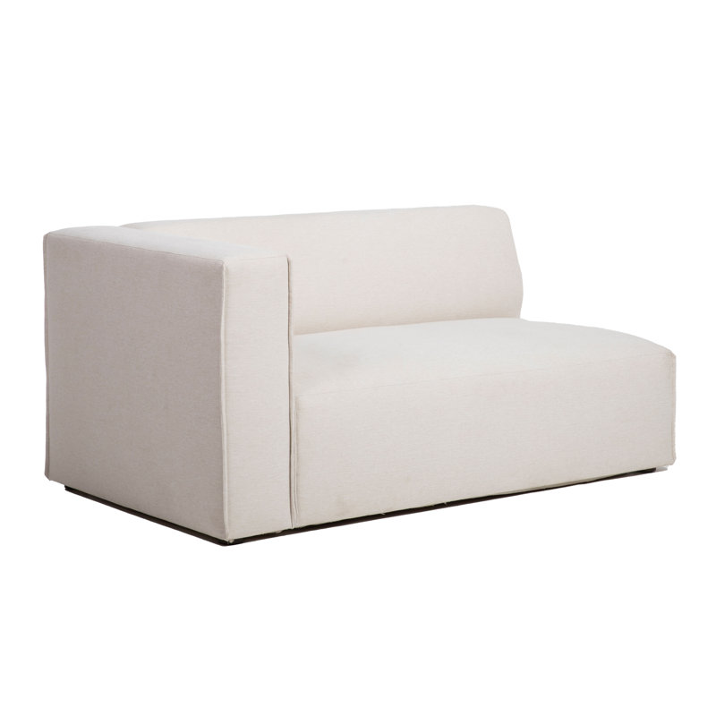 Canapé modulaire rembourré 66 po Premium, Accoudoir à gauche (vu de face)
