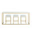 Love Joy Bliss 82'' W Stone Console Table